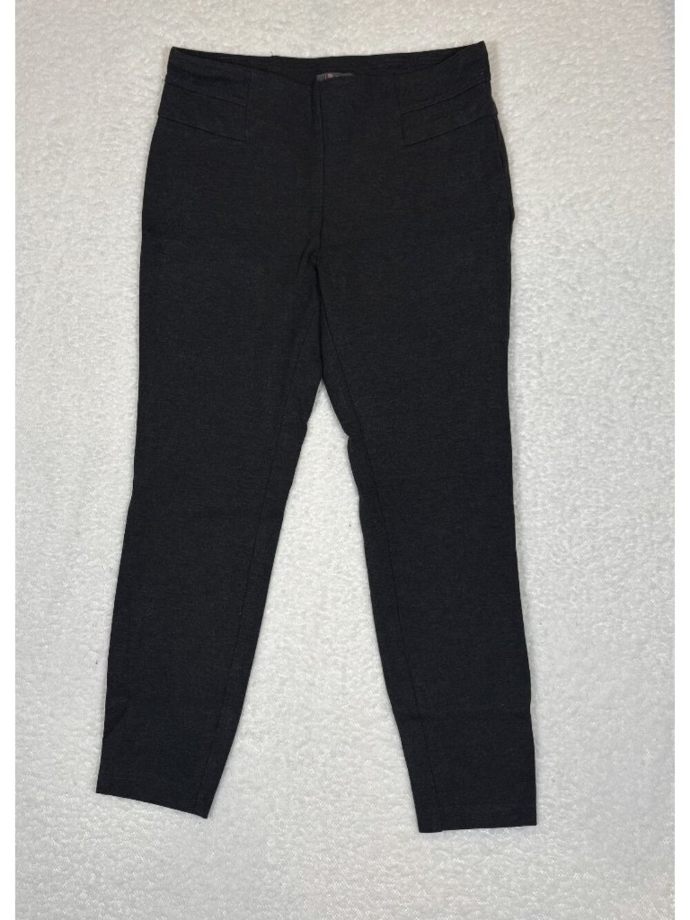Wonderly Womens Petite Medium Charcoal Gray Pull On Stretch Ankle Pants PM